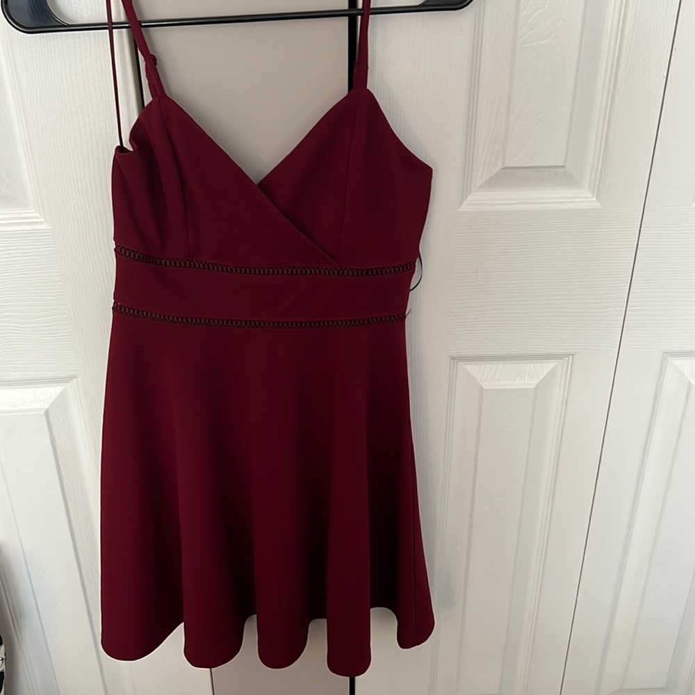 Maroon dress
